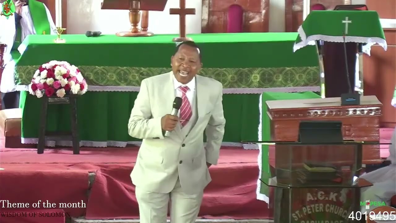 High-Powered Sermon at Ack st Peter's Gacharage.