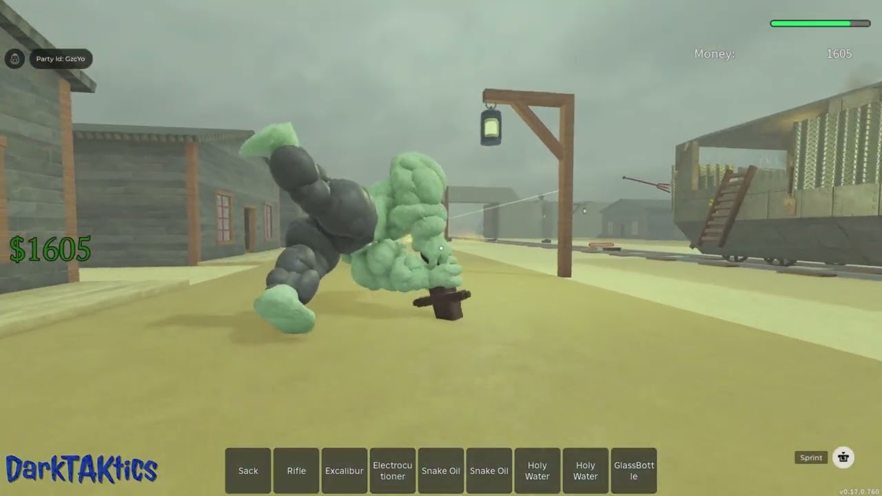 Roblox - Dead Rails - Goliath vs Tesla - 80km to Mexico !