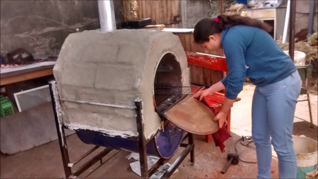 horno de tambor movil