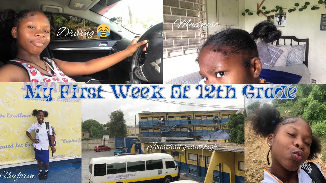 My First Week of 12th grade//The life of a Jamaican 6form student 👩‍🎓🇯🇲+GRWM +madness 😂😭