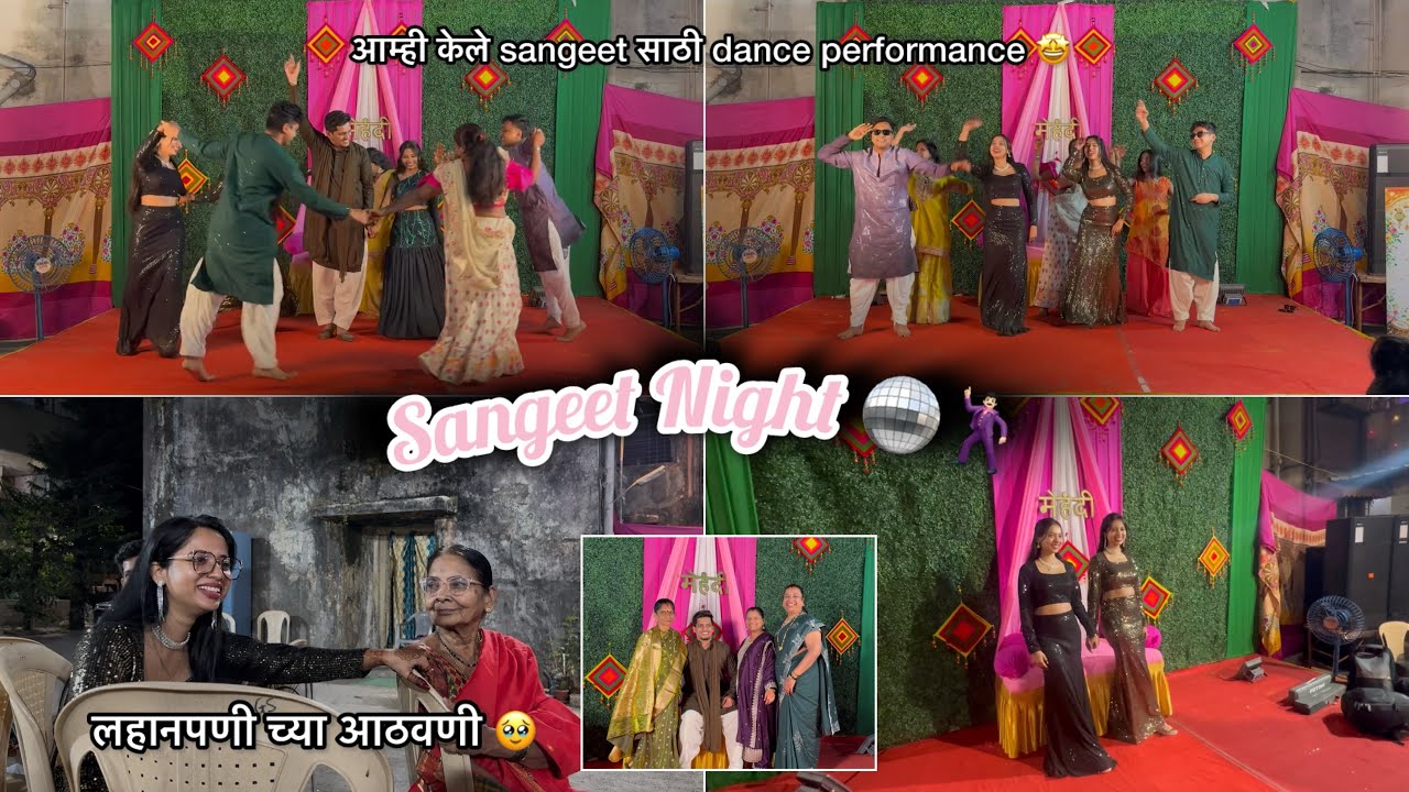 Dadachi Sangeet Night 😍| Shaadi series part 1 Vlog❤️|