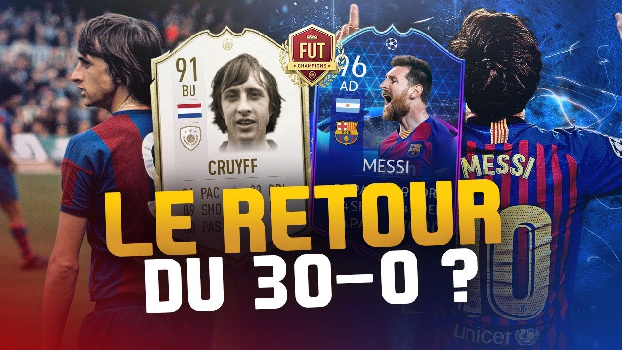 FUT CHAMPIONS - LE RETOUR DU 30-0 ?