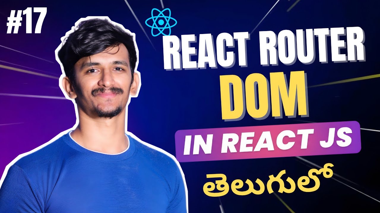 React Router DOM Full Tutorial in Telugu 🔥 | Routing in React Step-by-Step 