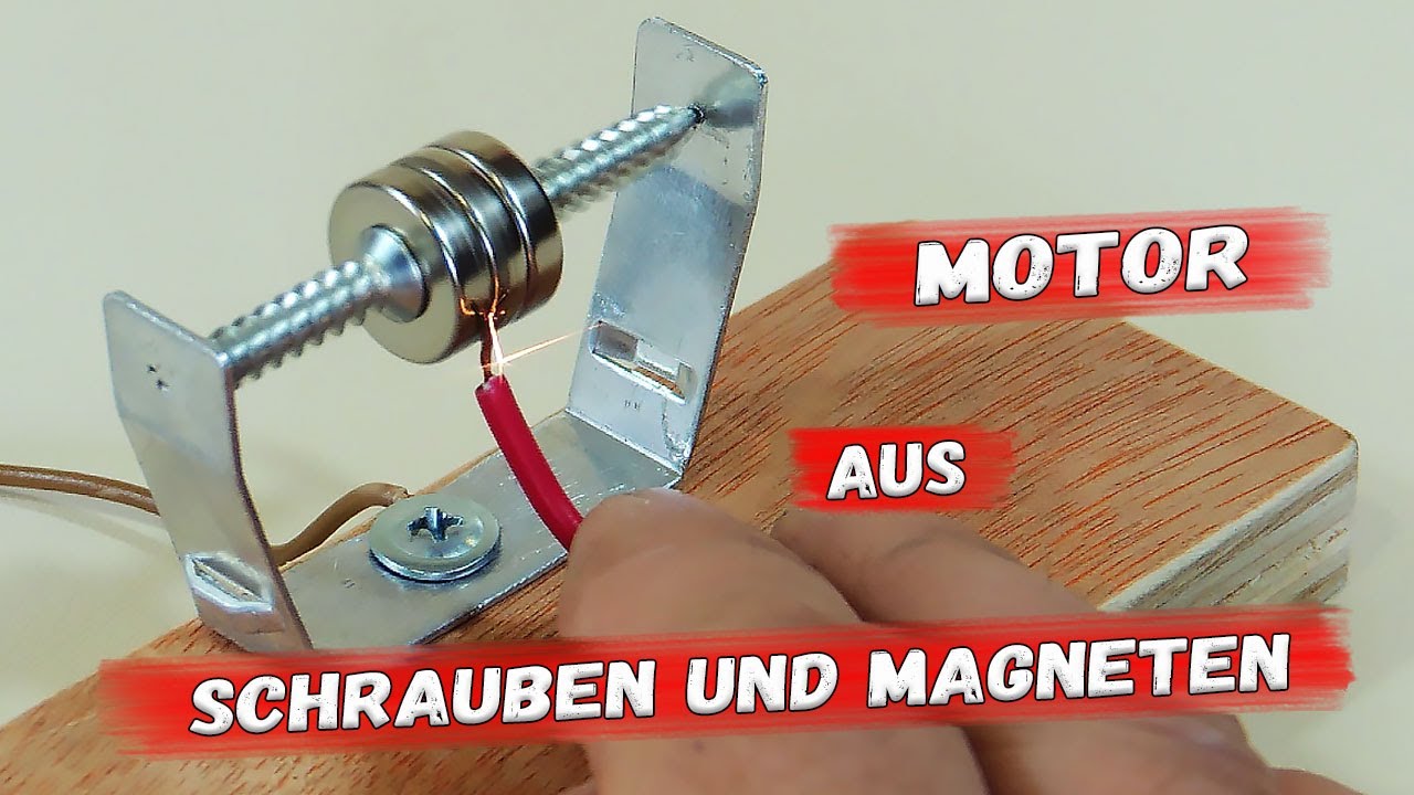 ✅ Unipolarmotor mit eigenen Händen.  Lorenz Macht in Aktion. ✅