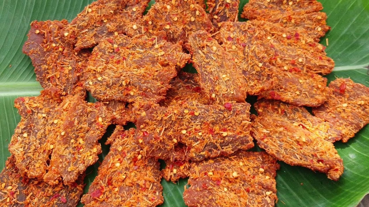 Cách làm KHÔ THỊT HEO theo kiểu khô bò thơm ngon đón tết
