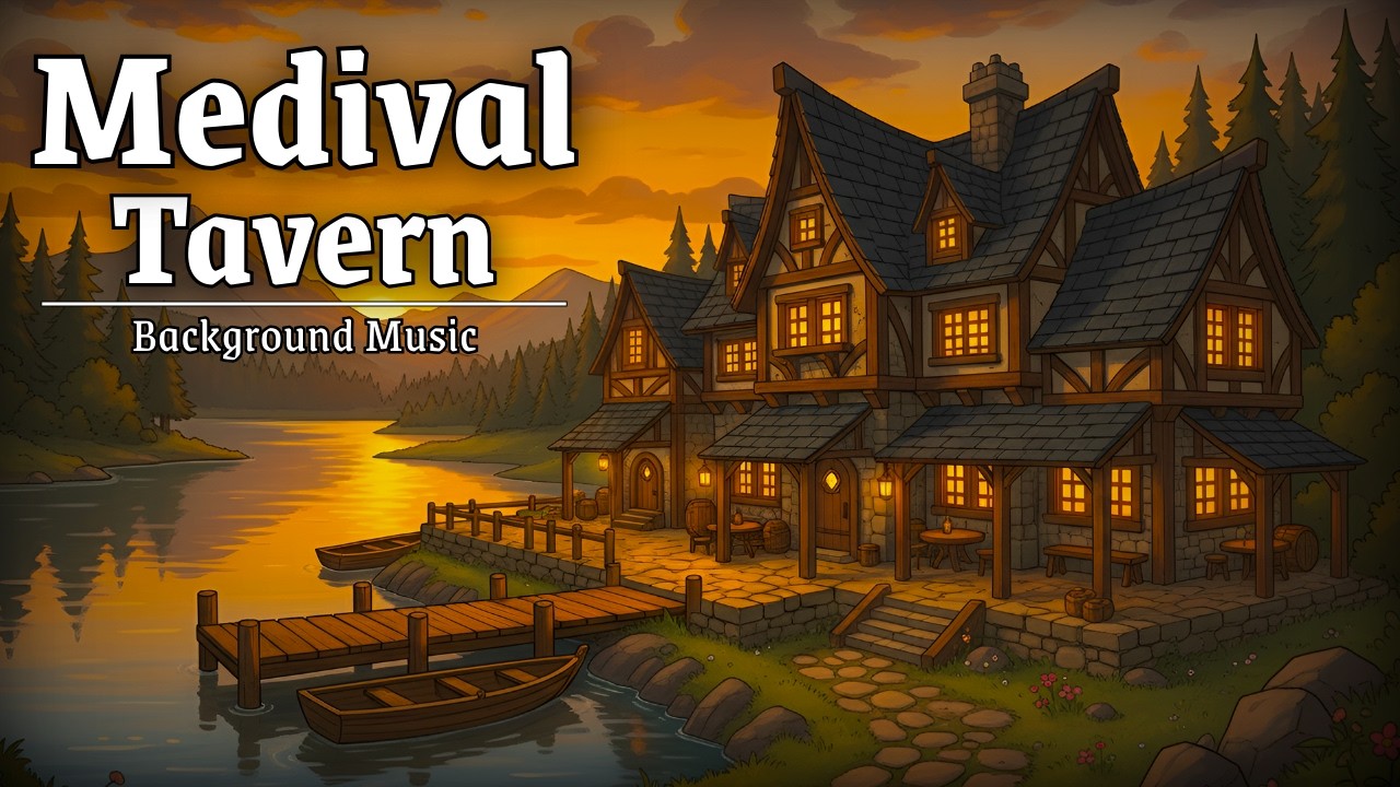Medieval Tavern Background Music | Warm Hearth & Adventurer’s Rest