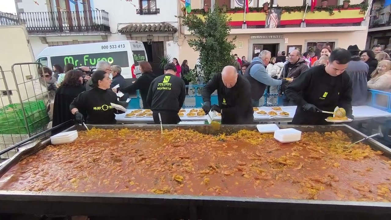 Gran Paella en la Plaza del Moral en las Fiestas en honor a San Sebasti&aacute;n 2026 en Poyales del Hoyo.