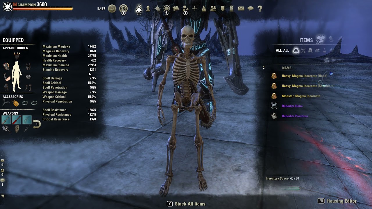 ESO - New item Sets Update 31 - Waking Flame