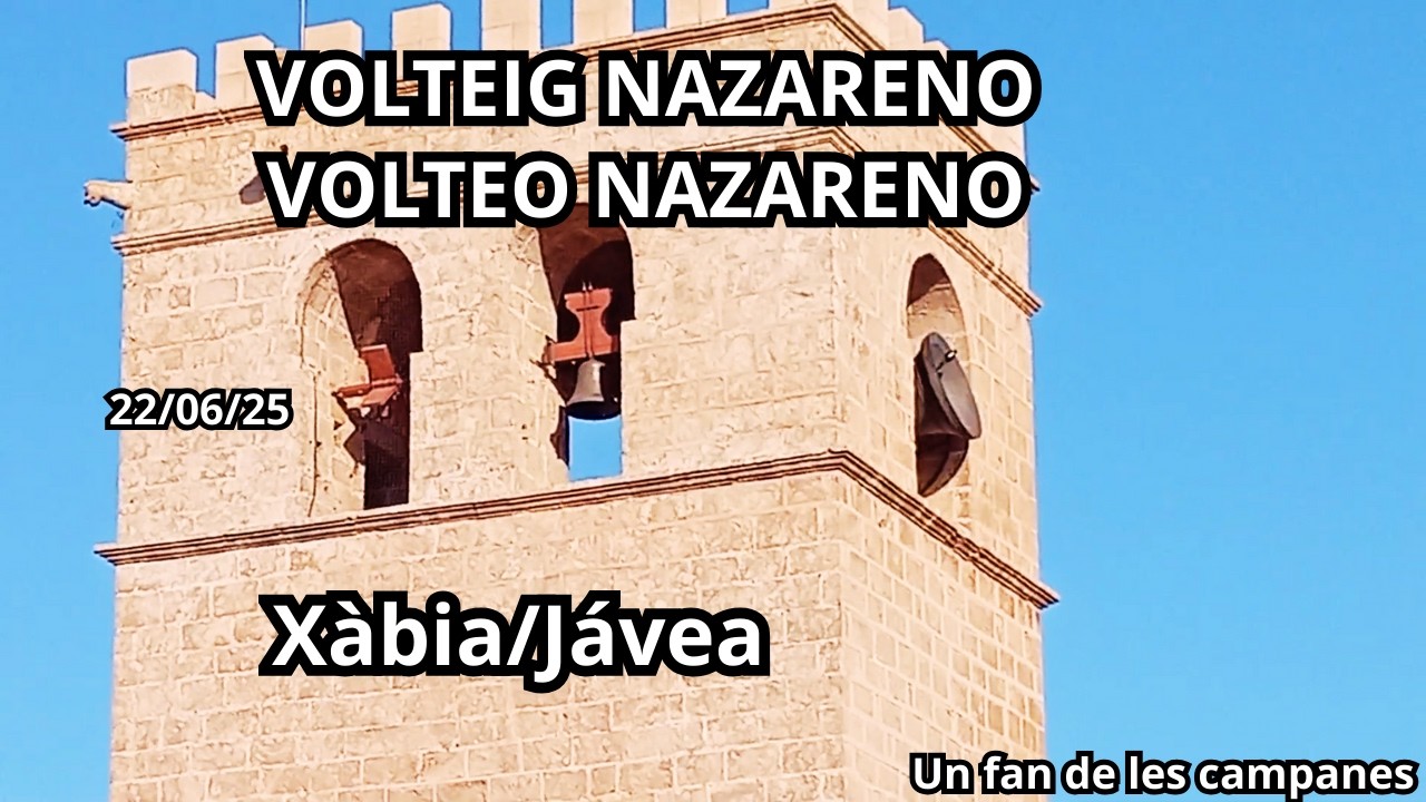 Volteo Nazareno Jávea///Volteig Nazareno Xàbia (22/06/25)