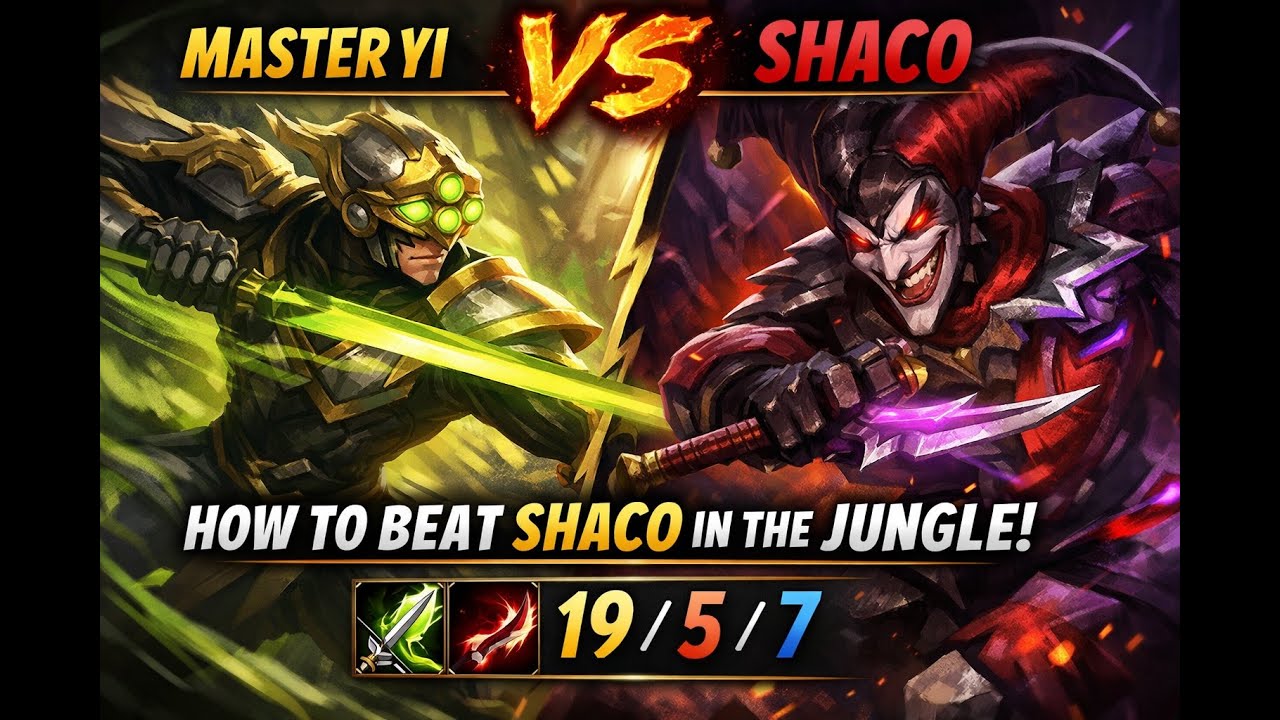 It was a Raw Street Fight!! Yi vs Shaco 19/5/7