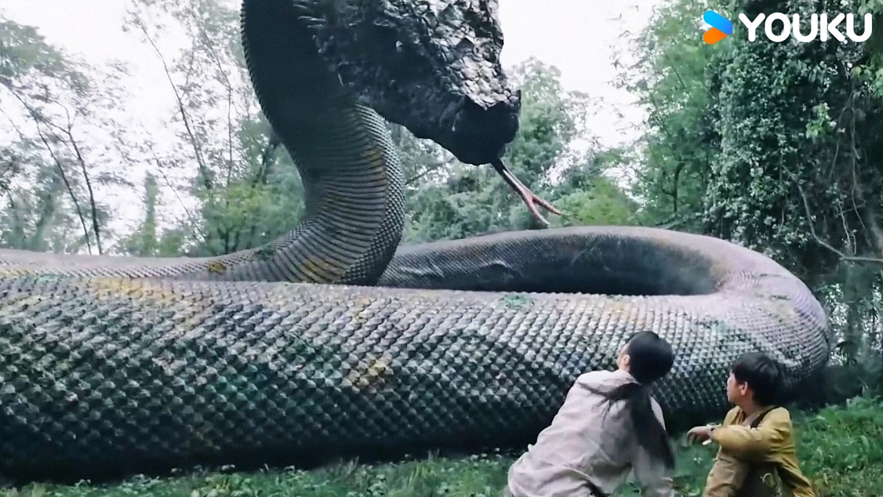 🐍👩Giant snake appears, sheltering mother and child beneath it! | Snake 3 | YOUKU MONSTER MOVIE