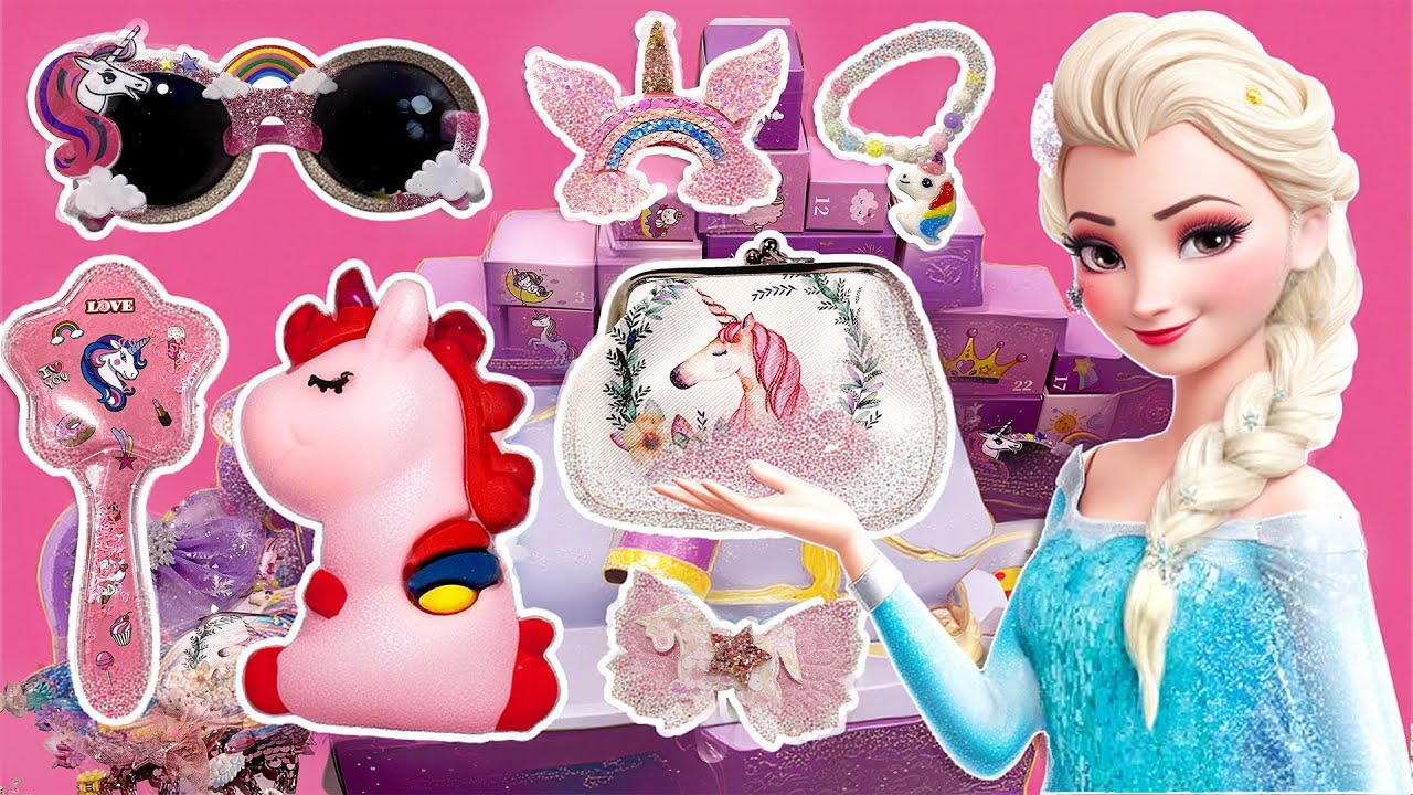 [UNBOXING] 🌈rainbow hair clip, rainbow unicorn, hair brush, rainbow glasses