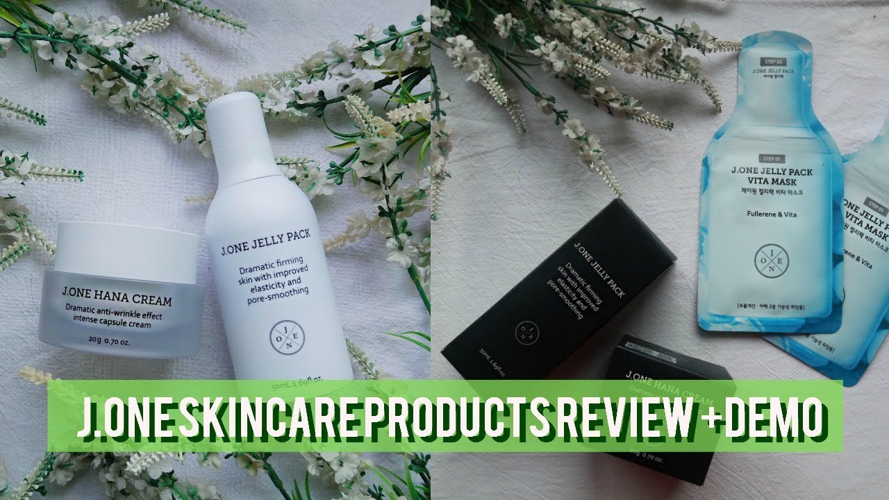 J.ONE Skincare Review & Demo | Jelly Pack + Hana Cream + Vita Mask