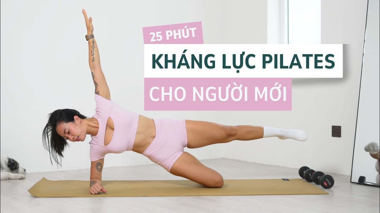 Bài tập 30 phút Pilates Kháng Lực Nhẹ Dành Cho Người Mới Tập Lại | 200 calories | 5:30 Series Tập 1