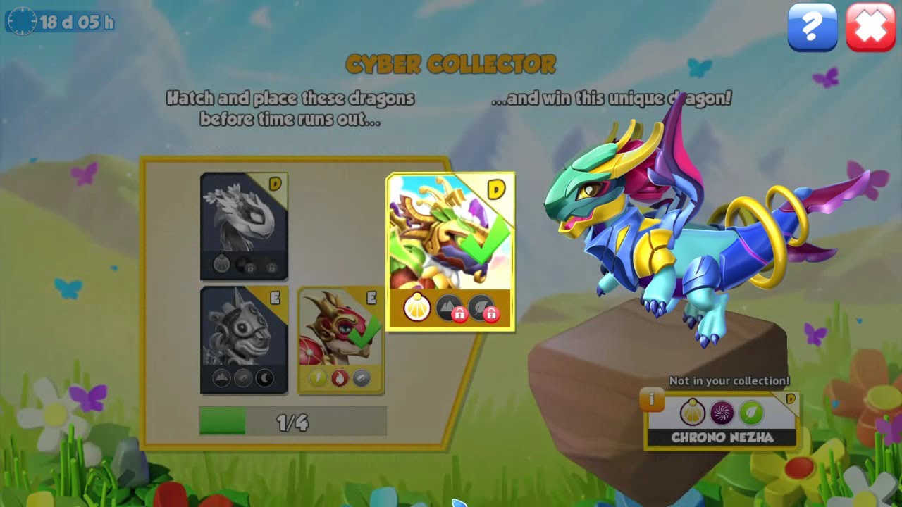 Hatched Yum Kaax Dragon-Dragon Mania Legends | Springtime Divine event | DML