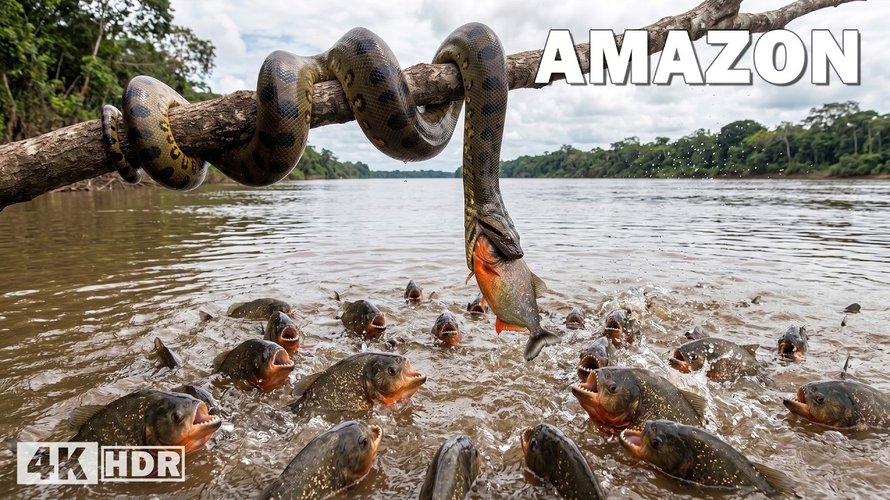 AMAZON RAINFOREST | Life and Death Decided by Predators | Nature Animal Documentary