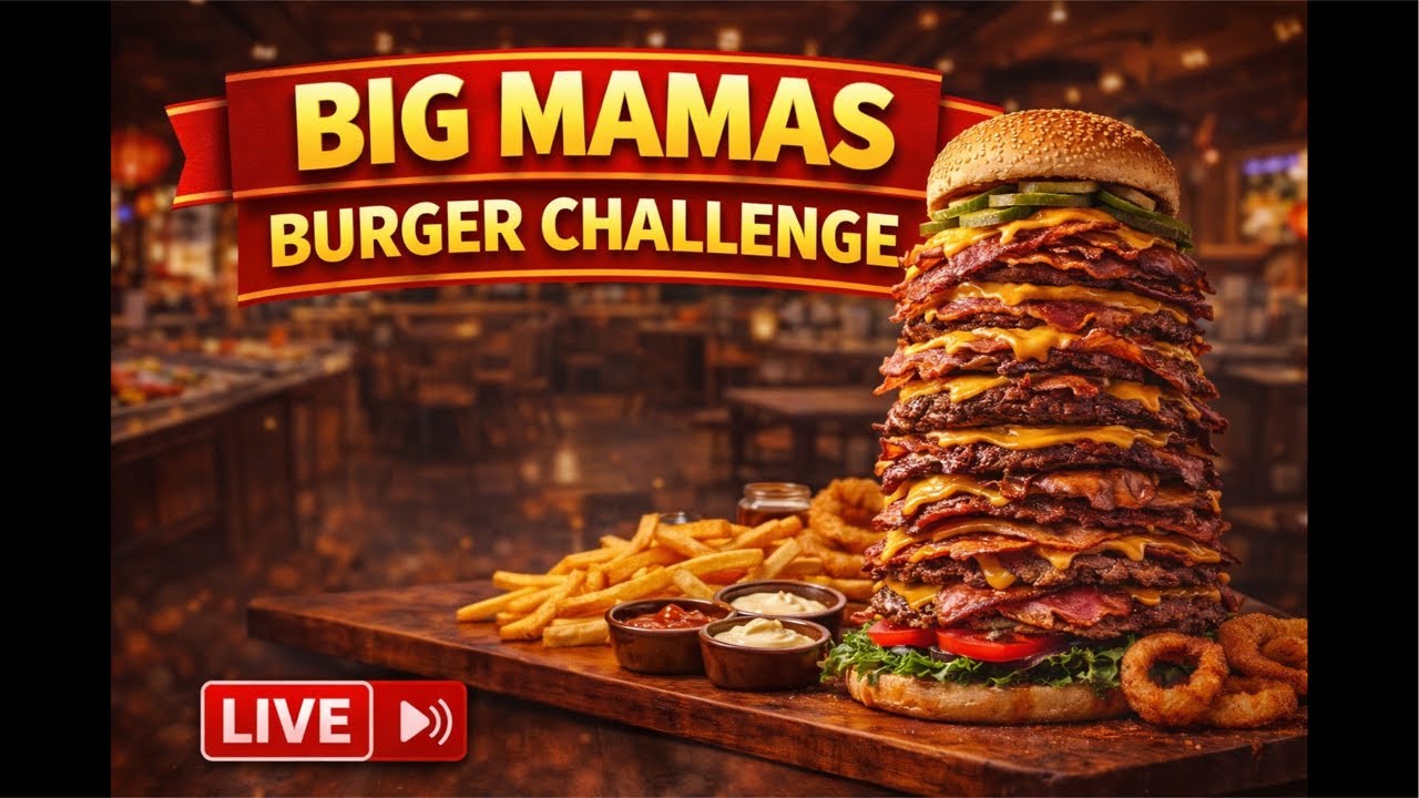 BigM BIG MAMA Burger Challenge😱😱🫃