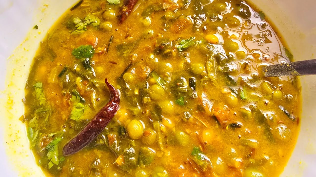 एक बार ऐसे बनाएं मटर बथुआ दाल,खाएंगे तो कहेंगे वाह!क्या स्वादिष्ट दाल है!delicious and spicy recipe 