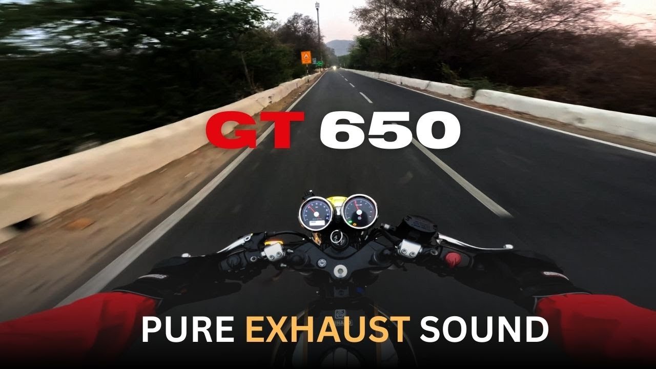 Continental GT 650 💀|| 4K POV| Red Rooster Pure Exhaust Sound |