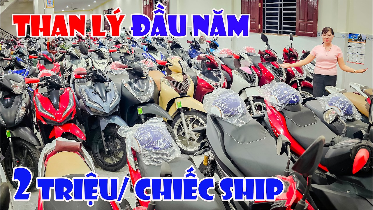THANH LÝ ĐẦU NĂM SH MODE SH 125 VISION FUTURE WAVE GRANDE JANUS XE ĐI LÀM SỐC 2 TRIỆU SHIP