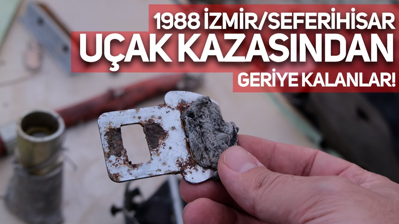 1988 YILINDA İZMİR'DE YAŞANAN UÇAK KAZASINDAN GERİYE KALANLAR!