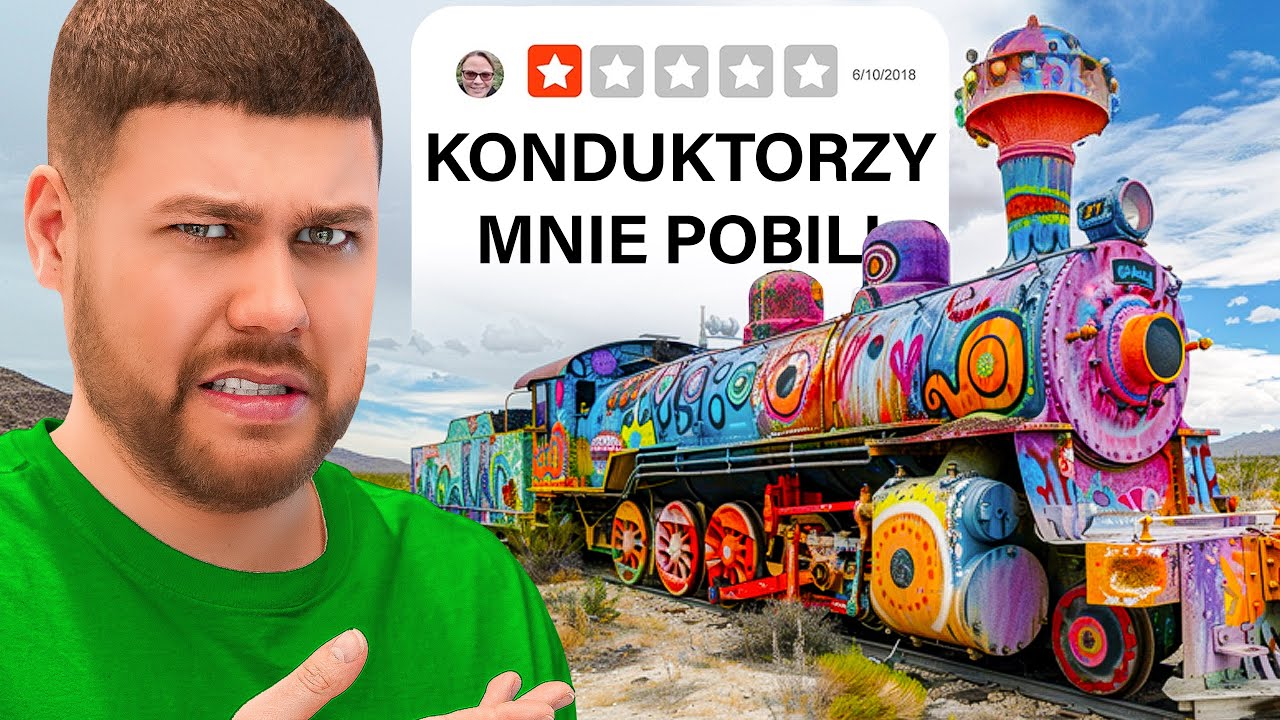 Testuje POCIĄGI z 1-GWIAZDKOWYMI OPINIAMI...