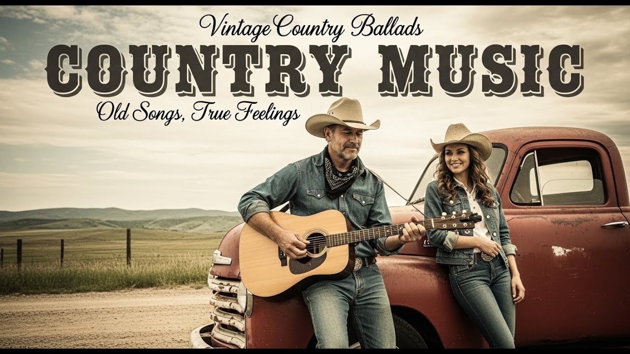 Vintage Country Ballads – Old Songs, True Feelings 🎞️🎸