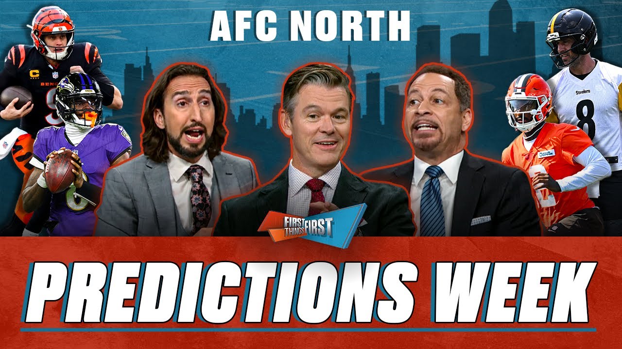 AFC North: Nick, Brou predict who joins Ravens in playoffs from their division | FIRST THINGS FIRST
