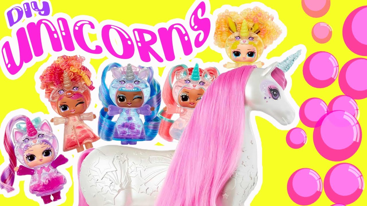 LOL Surprise Unicorn Dolls Transformation! DIY Make Your Own Unicorn Craft