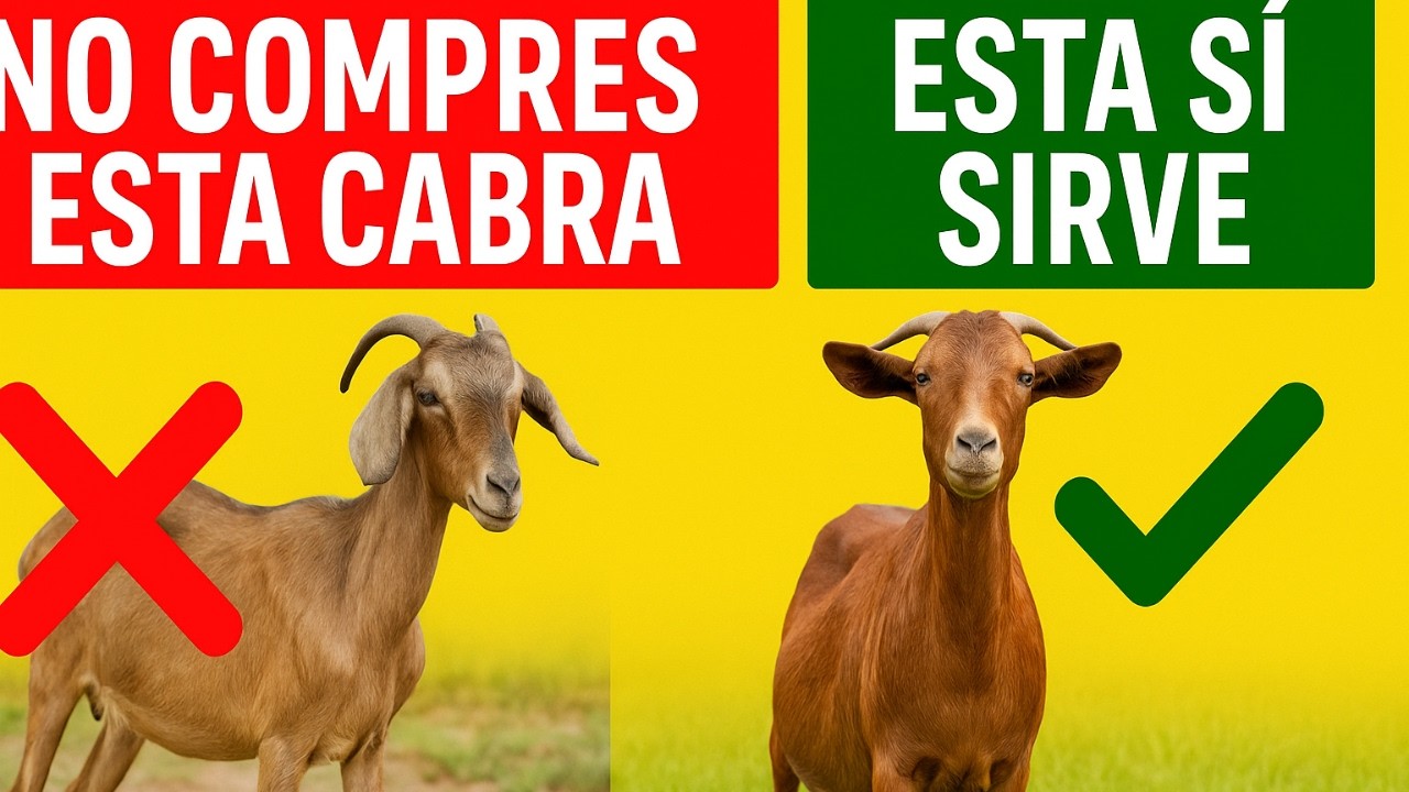 No Compres Cabras Sin Ver Esto Guía para Escoger las Mejores Reproductoras