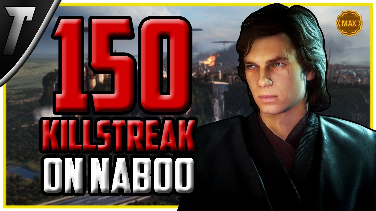 Star Wars Battlefront 2 Anakin Skywalker 150 Killstreak (Naboo) (Max Level)