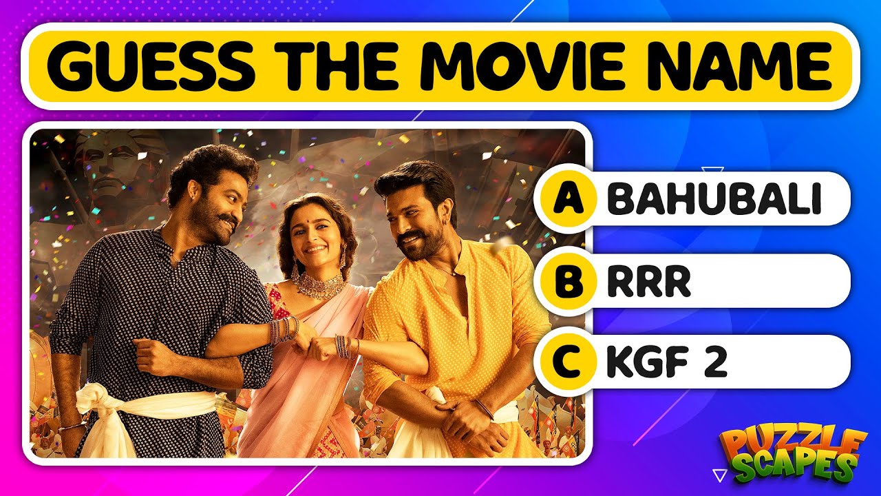 Guess the South Indian movie from photo | Movies quiz challenge 