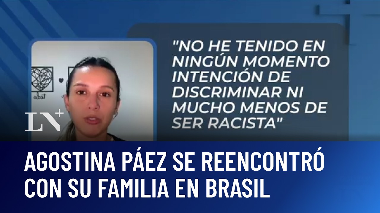 Agostina Páez permanece con tobillera electrónica: detenida en Brasil por injuria racial