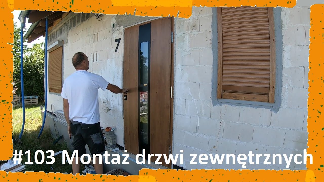 #103 Montaż drzwi zewnętrznych GERDA Thermo Prime 75