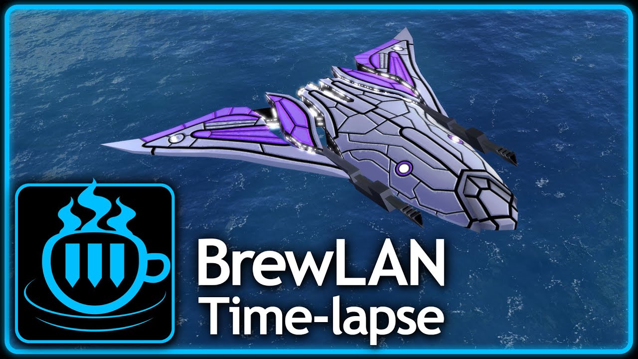 BrewLAN Time-lapse: Aeon Penetration Fighter (x60 speed)