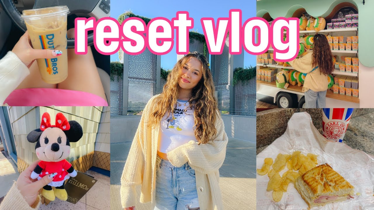RESET VLOG - dutch bros, disney springs, trader joe's, & earl of sandwich 🌸
