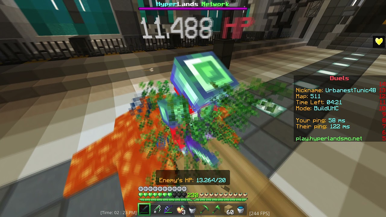 Killing a hacker for level #1 on the leaderboards...