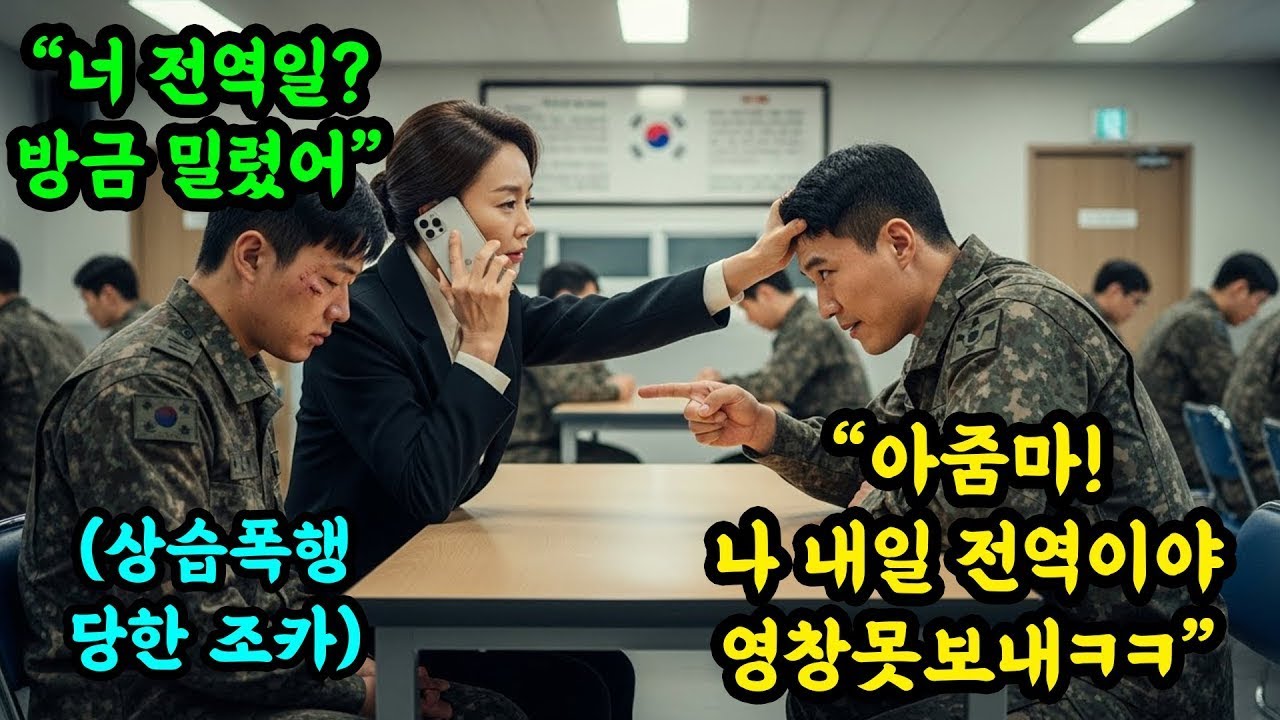 '어쩌라고 내일 전역이야' 군인 조카를 밥먹듯이 폭행한 병장의 도발, 뚜껑열린 고모의 속시원한 참교육이 시작됩니다 #오디오북