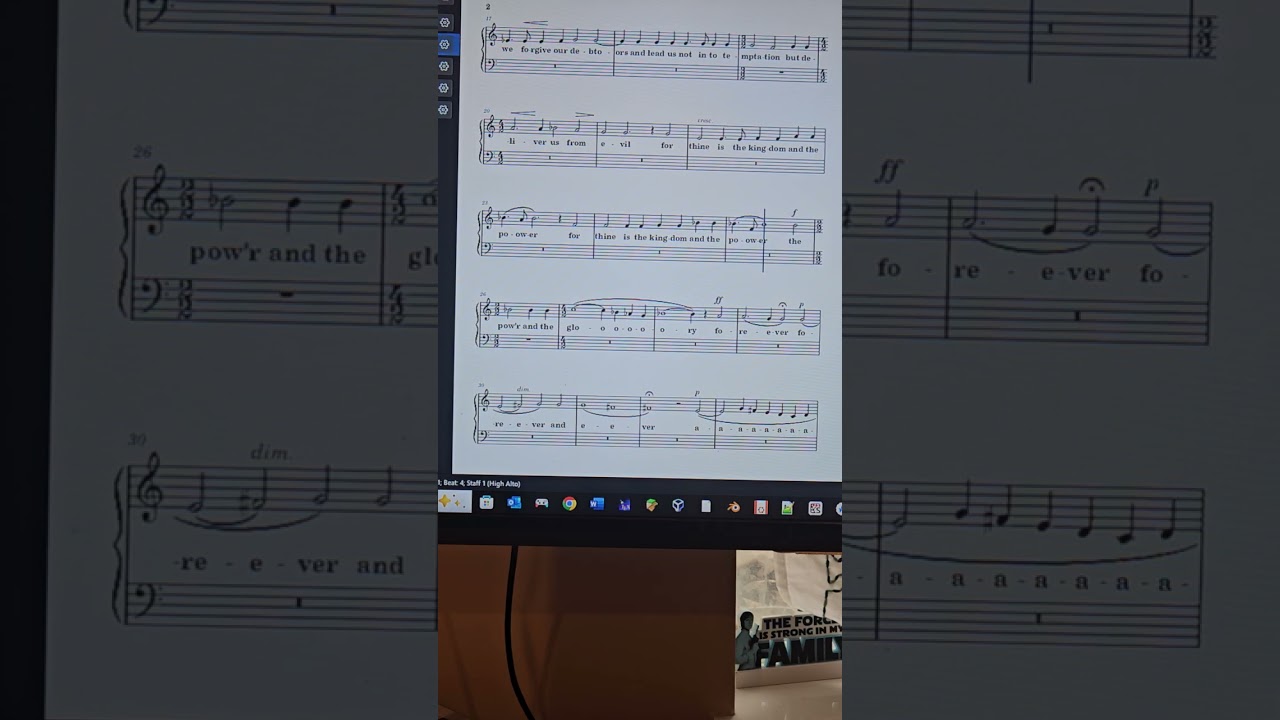 The lord's prayer- High alto 