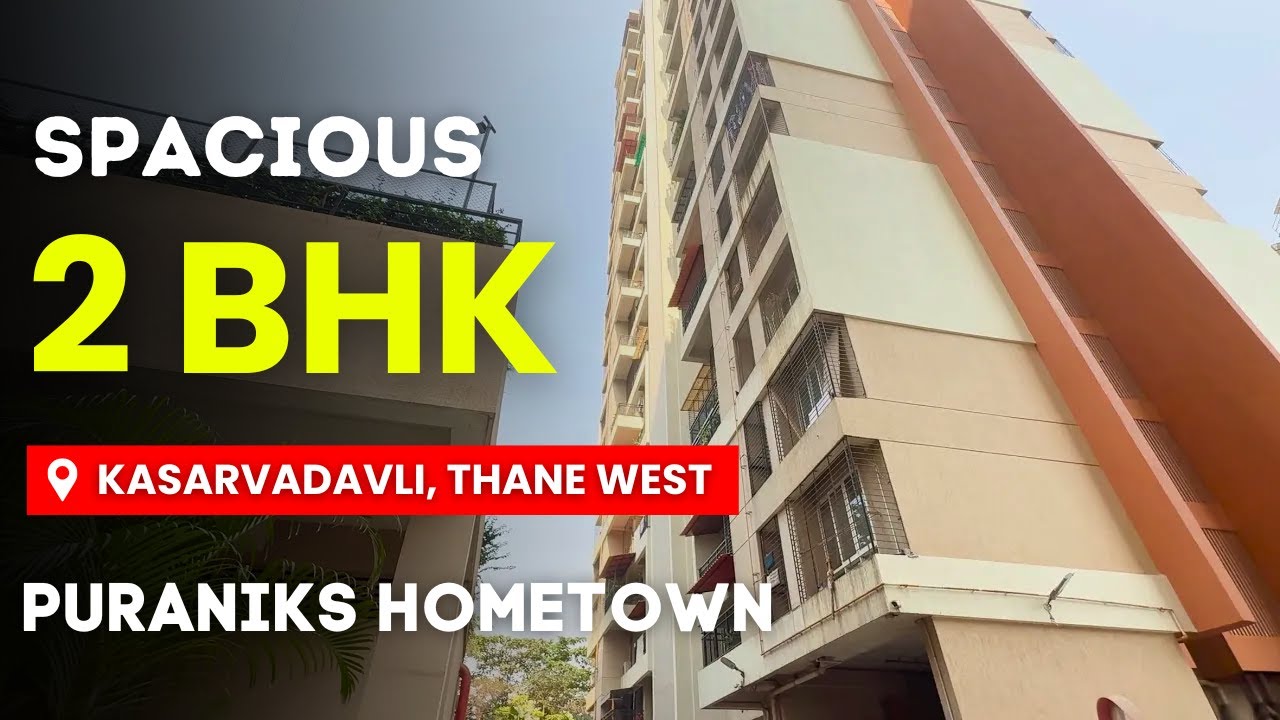 Stunning 2 BHK With Balcony Flat in Puraniks HomeTown, Kasarvadavli, Thane West | Negotiable Price