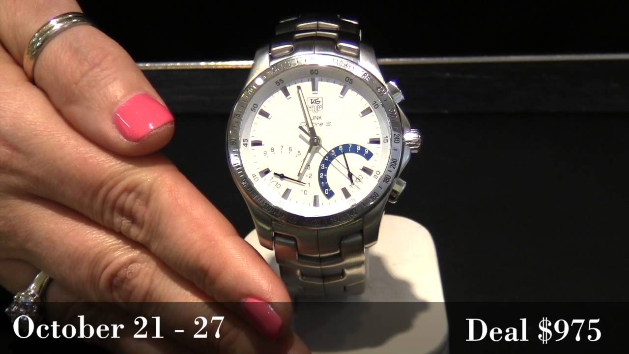 Deal of the Week: Men's Tag Heuer&reg;  Calibre S Link Watch