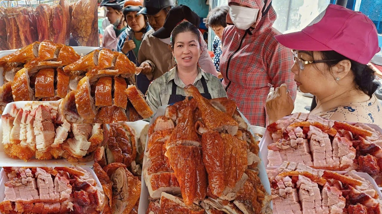 CẬN CẢNH HEO QUAY THÚY MẬP CHÁY HÀNG NHỮNG NGÀY CUỐI NĂM VỪA DỌN RA ĐÃ KHÁCH VÂY QUANH ĐÔNG KÍN LUÔN