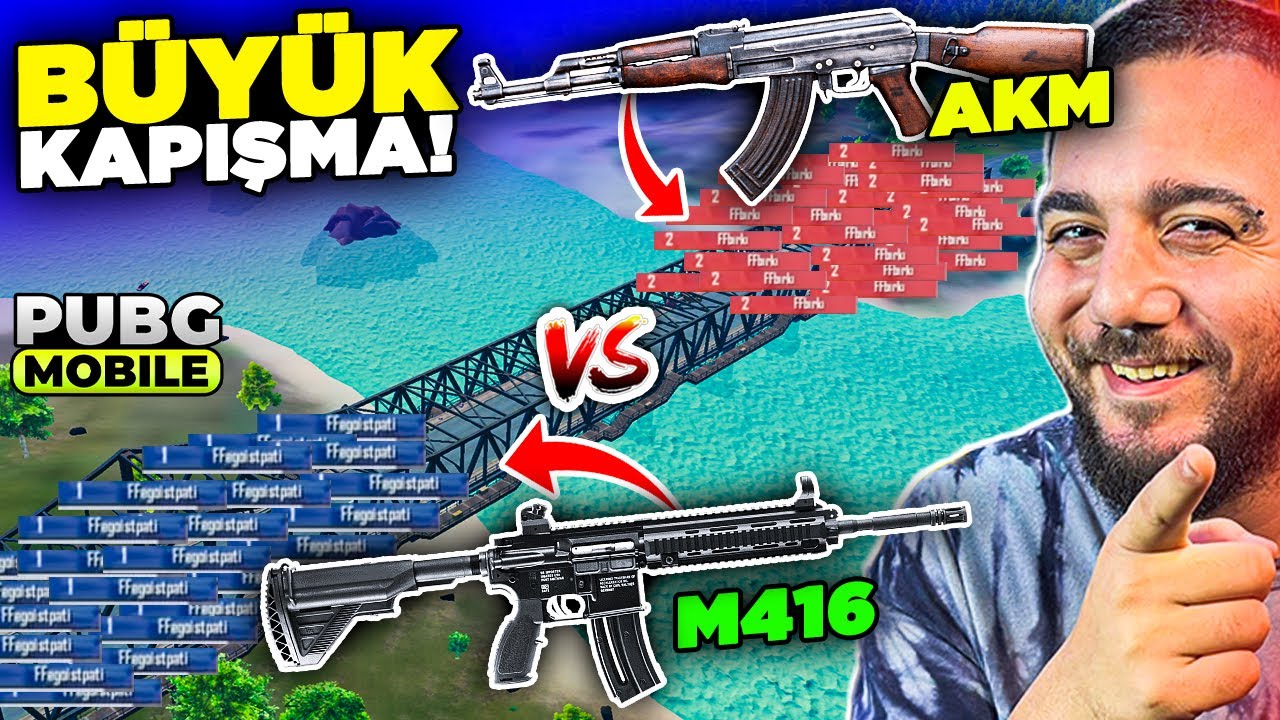 25vs25! M416 vs AKM! BÜYÜK KAPIŞMA! PUBG Mobile Ordu Savaşları