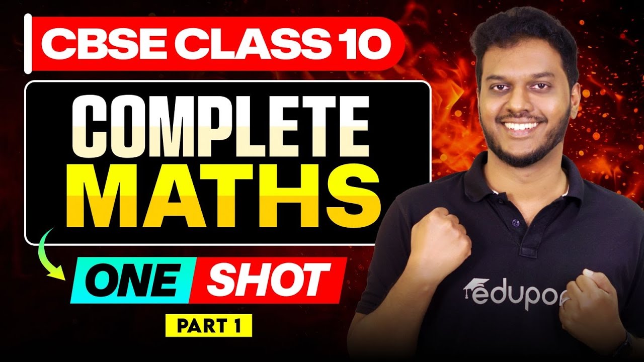 Class 10 CBSE Maths | Full Chapter Marathon | ഇത് കണ്ടാൽ 95+ ഉറപ്പ് - Part 1 | Eduport