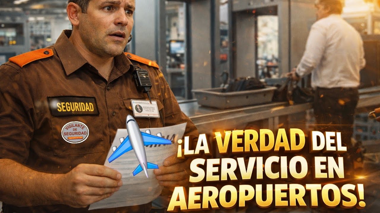 La Dura Realidad de Ser Vigilante en Aeropuertos: Salarios Bajos, Riesgos...