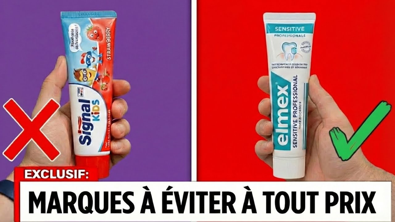 CES 7 DENTIFRICES DÉTRUISENT VOS DENTS À la Poubelle ! 56 caractères