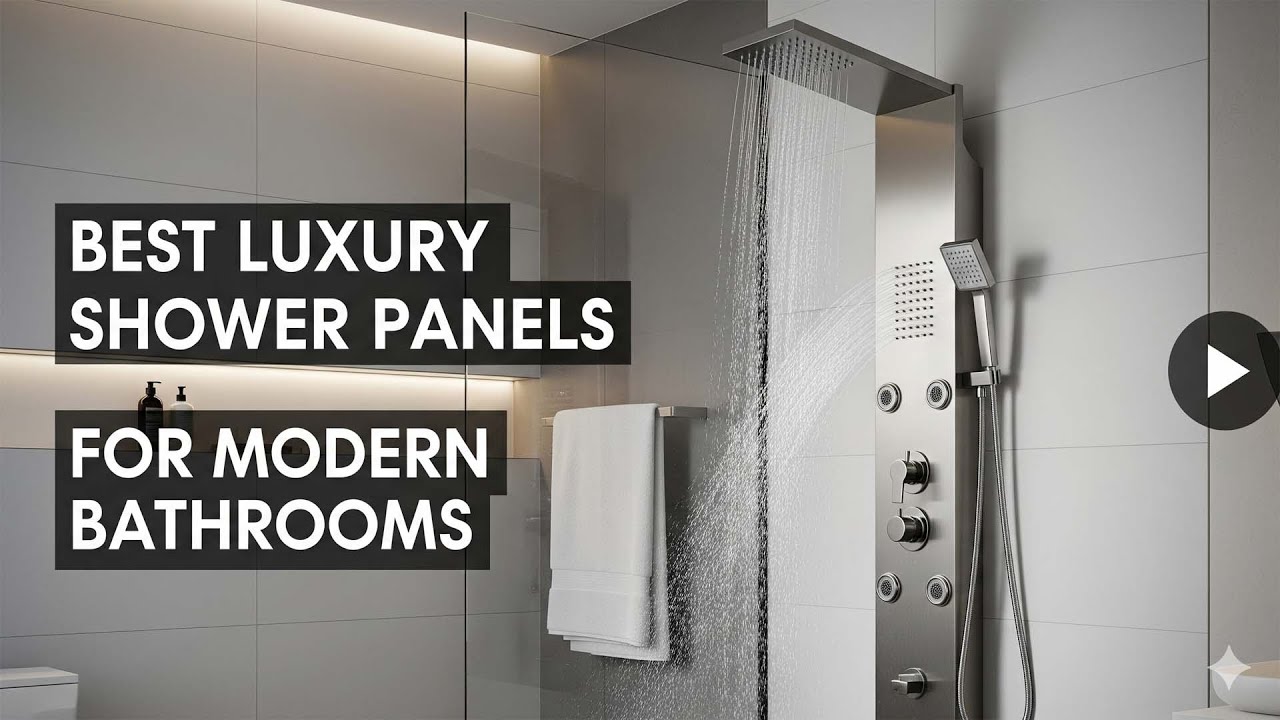 TOP 5 best luxury shower panels for modern bathrooms 2026