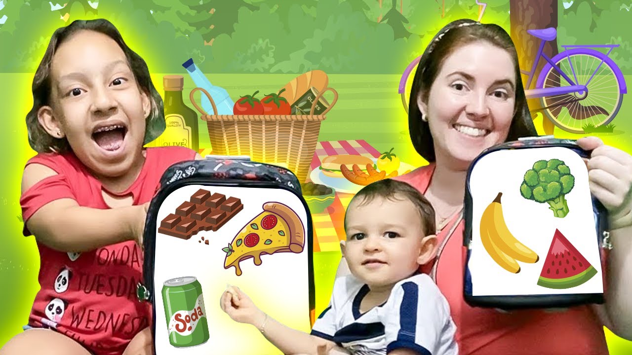 Picnic da MC Divertida e bebê JP (Histórias Engraçadas para Crianças) - Família MC Divertida