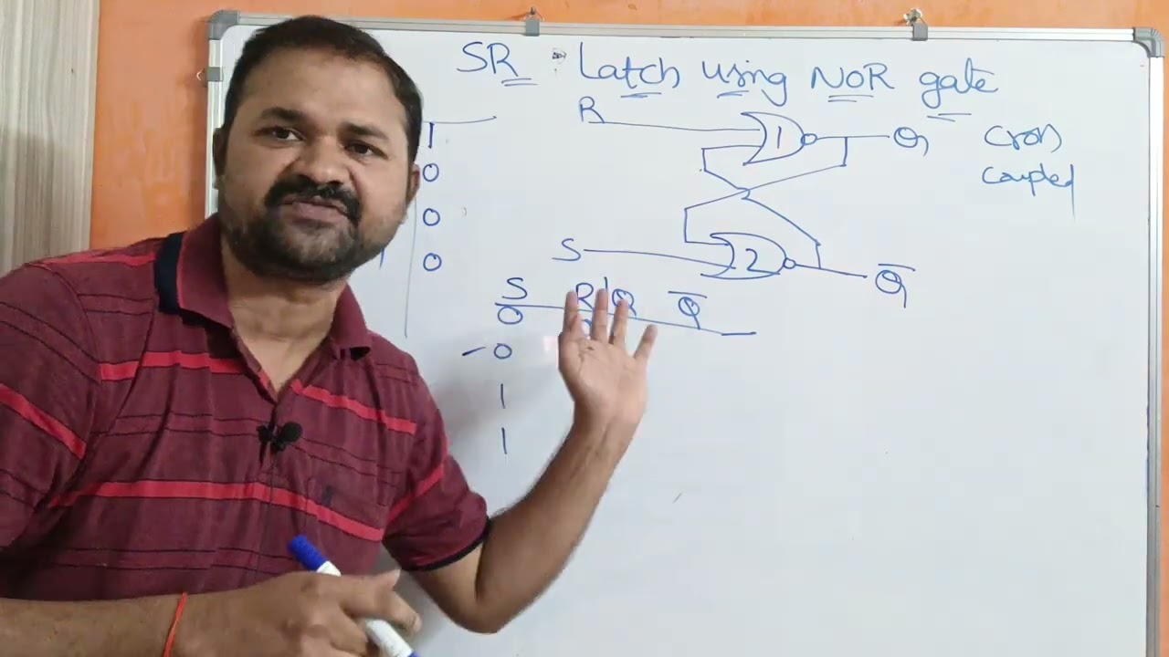 SR latch using NOR gate || Flip Flops || Digital Logic Design(DLD) || Digital Electronics (DE)