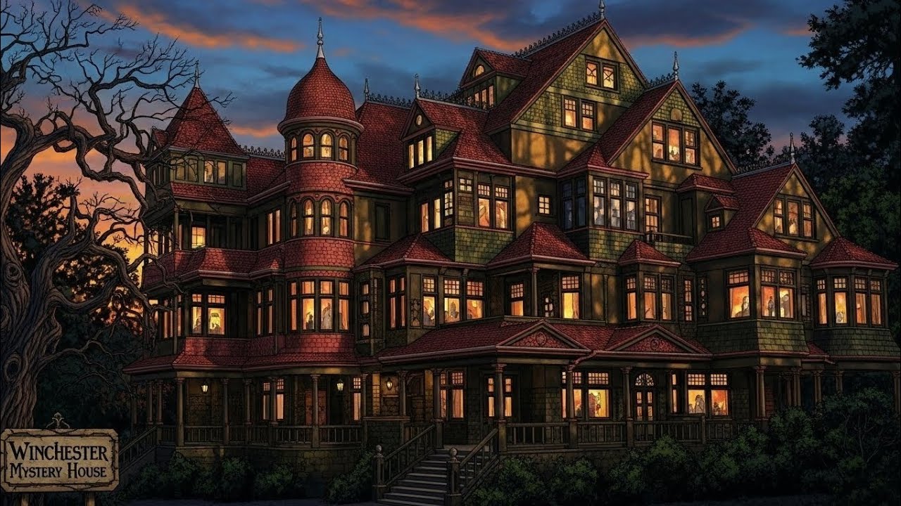 🏚️ The Winchester House: America’s Cursed Mansion and Its Dark Secrets